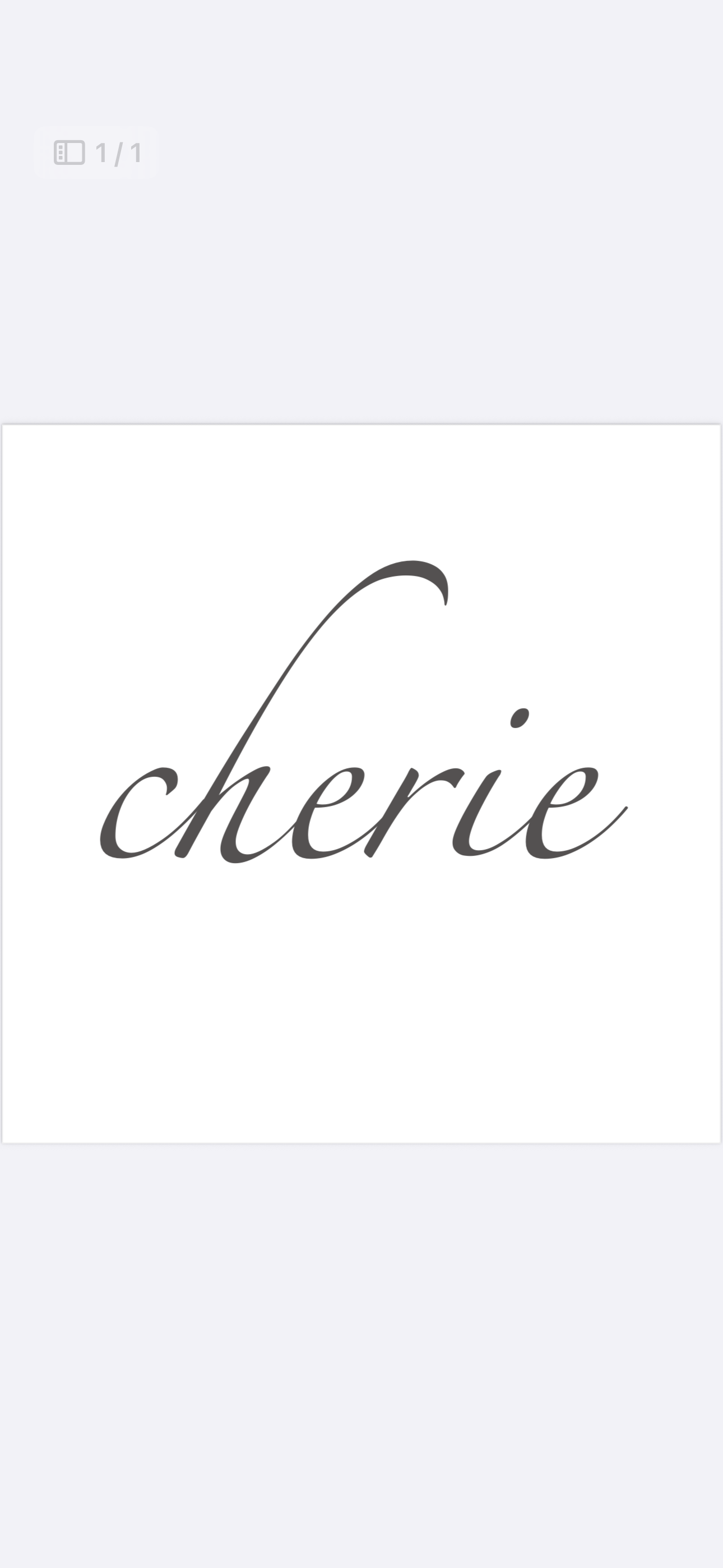 Cherie オンラインストア – cherie