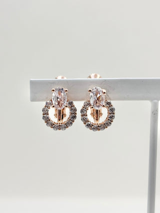 Crystal Circle Earring F6