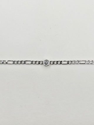 Zirconia Chain Bracelet D18