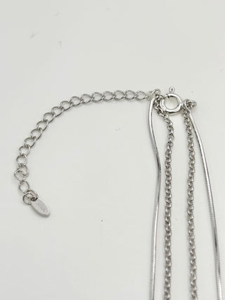 Simple Double Chain Necklace D35