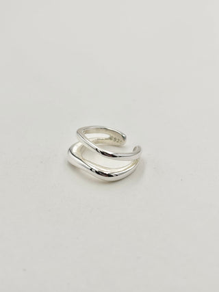 Silver Double Ear Cuffs E5