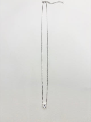 Clear Stone Necklace D7
