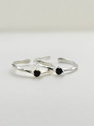 Black Stone Ring B12