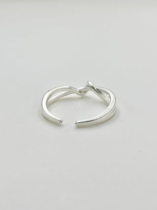 Silver Twist Ring C17
