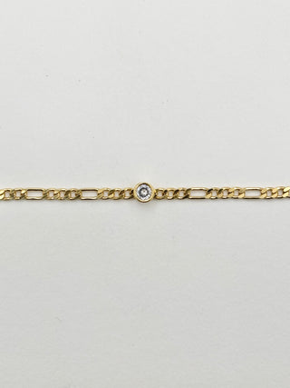 Zirconia Chain Bracelet D18