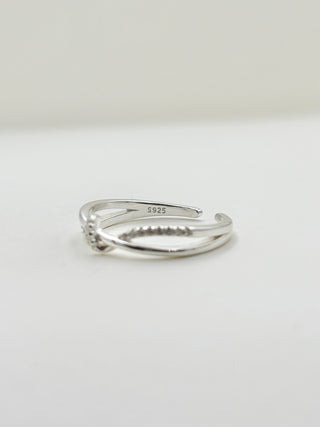 Silver Twist Ring C17