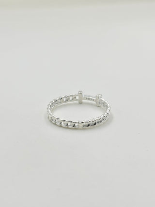 Silver Smile Ring B14