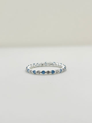 Blue Crystal Ring B8