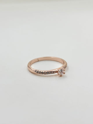 Crystal Flower Ring A30