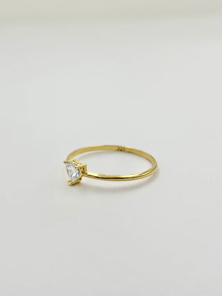 Crystal Heart Ring B23