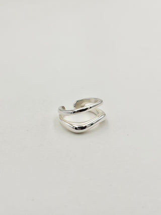 Silver Double Ear Cuffs E5
