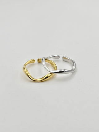 Simple Wave Ring A18