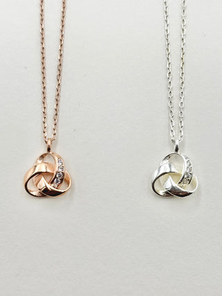 Double Hoop Necklace D3