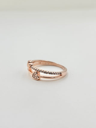 Double Heart Ring B25