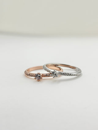 Crystal Flower Ring A30