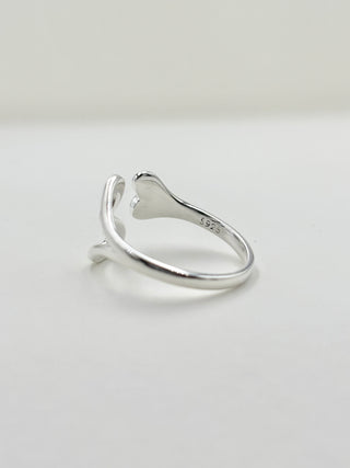 Twin Heart Ring C8