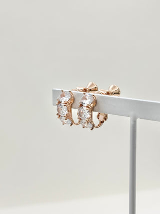 Crystal Hoop Earring F9