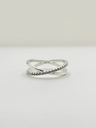 Silver Cross Ring B22