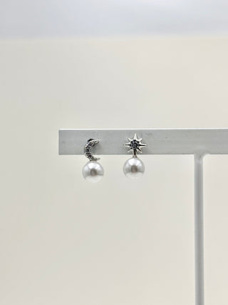Moon & Star Pearl Pierce E19
