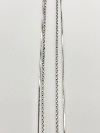 Simple Double Chain Necklace D35