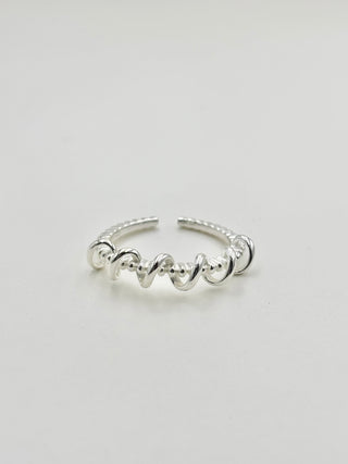 Silver Screw Ring B36
