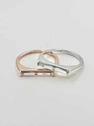 Square Crystal Ring B28