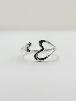Twin Heart Ring C8