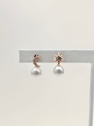 Moon & Star Pearl Pierce E19