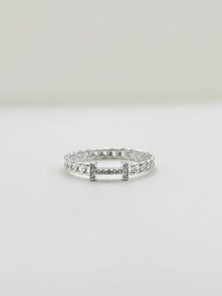 Silver Smile Ring B14