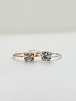 Square Stone Ring A25