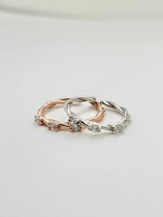 Triple Stone Ring A26