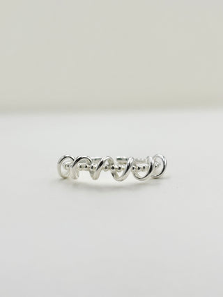 Silver Screw Ring B36