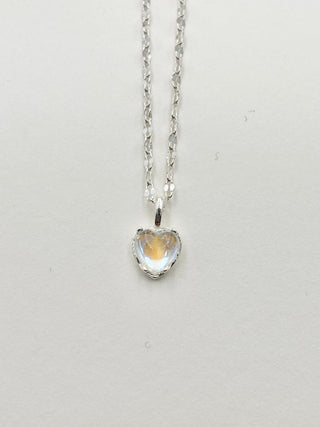 Shiny Heart Necklace D10