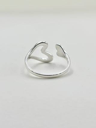 Twin Heart Ring C8