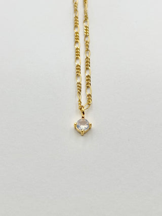 Crystal Chain Necklace D2