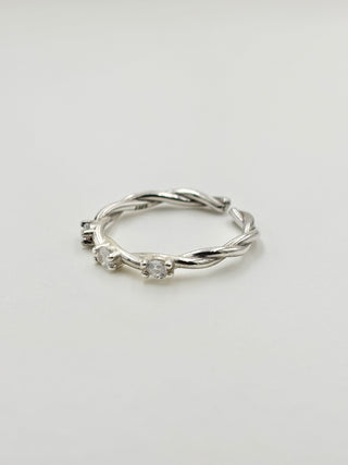 Triple Stone Ring A26