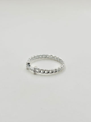Silver Smile Ring B14