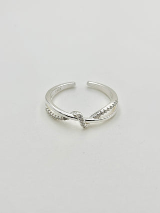 Silver Twist Ring C17