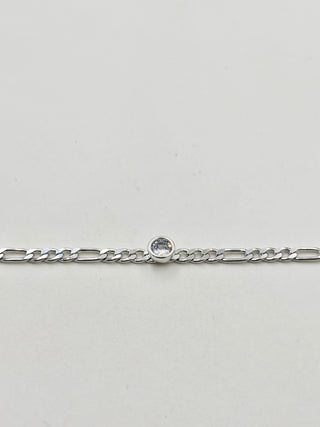 Zirconia Chain Bracelet D18
