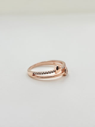 Double Heart Ring B25