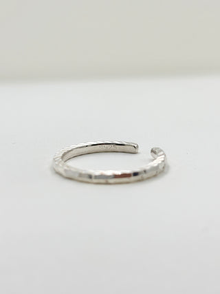 Silver Bump Ring B27