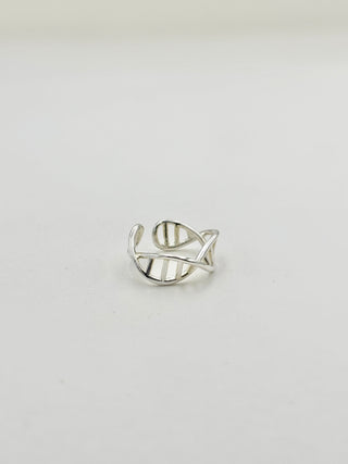 Silver Cross Ear Cuffs E7
