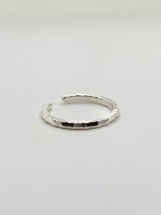Silver Bump Ring B27