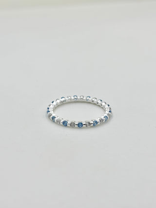 Blue Crystal Ring B8