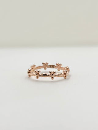 Many Mini Flower Ring B34