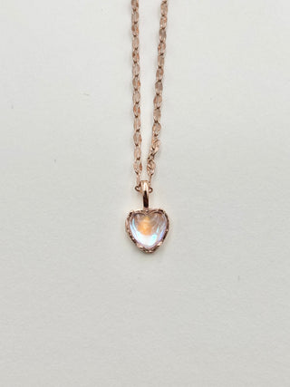 Shiny Heart Necklace D10