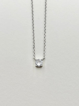 Clear Stone Necklace D7
