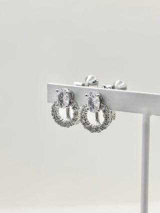 Crystal Circle Earring F6