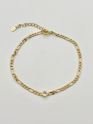 Zirconia Chain Bracelet D18