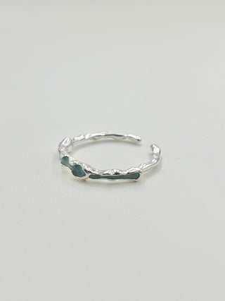 Silver Blue Ring B31